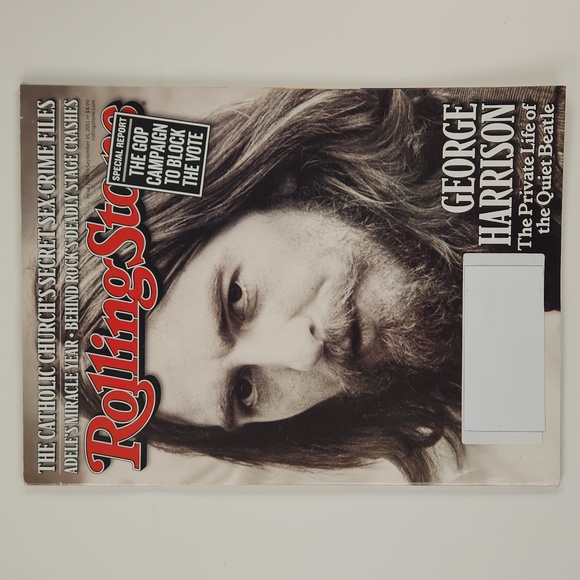 GEORGE HARRISON ROLLING STONE MAGAZINE Issue 1139, Sept 15, 2011 VG+ Condition - Picture 1 of 17